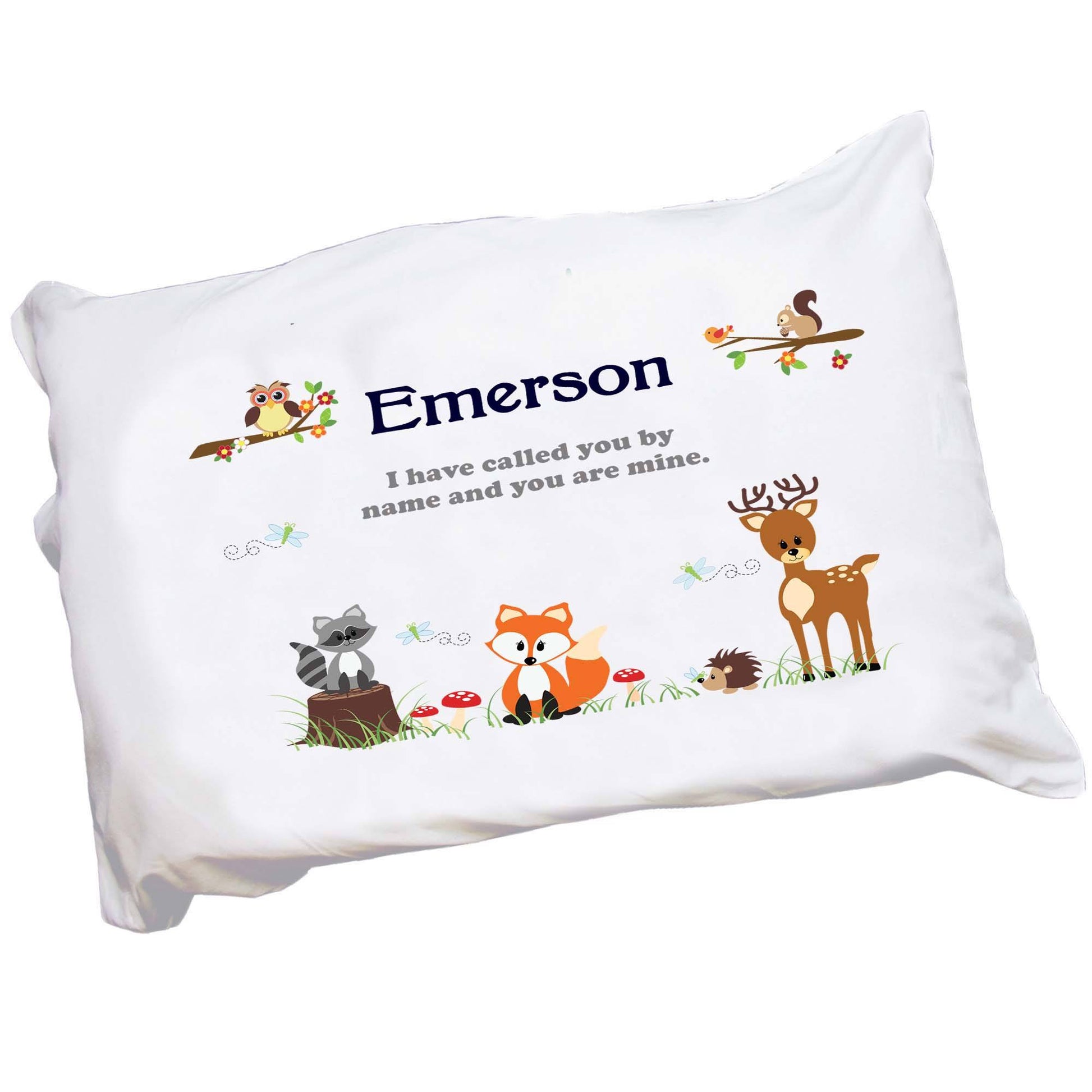 Personalized Woodland Pillowcase - MyBambino.com