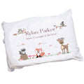 Personalized Gray Woodland Pillowcase - MyBambino.com