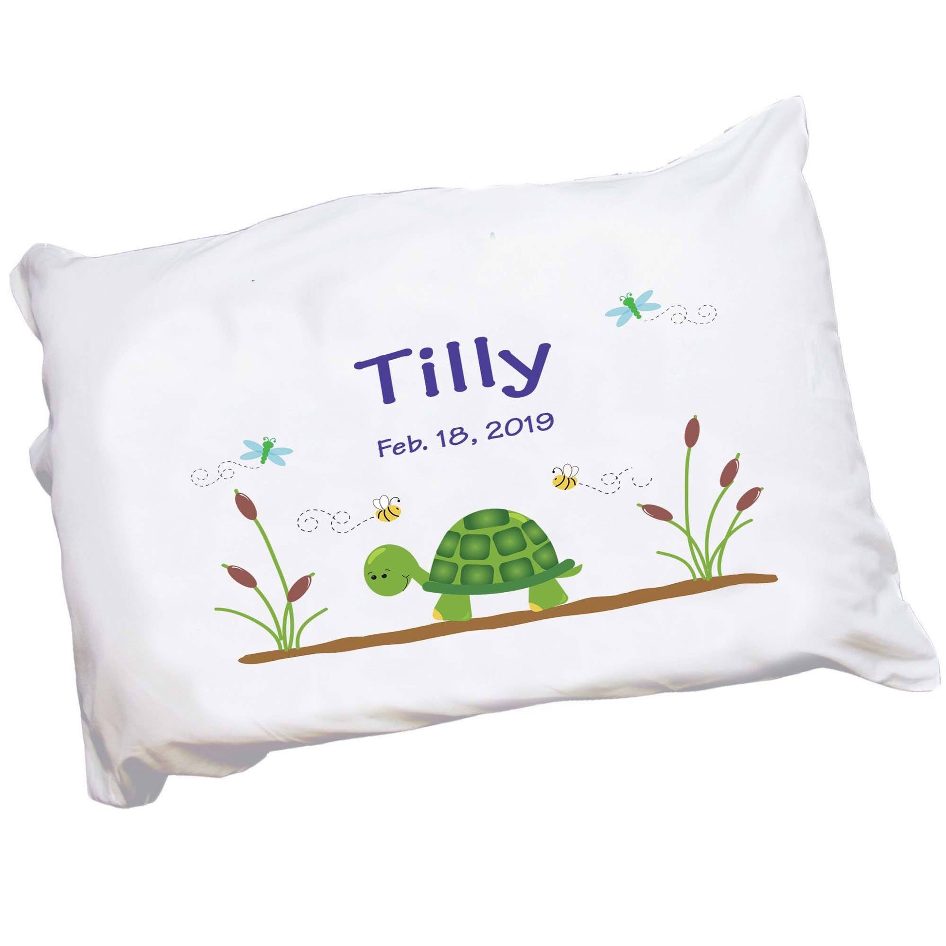 Personalized Turtle Pillowcase - MyBambino.com