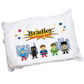 Personalized Boy's Superhero Pillowcase - MyBambino.com