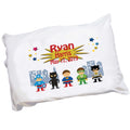 Personalized Boy's Superhero Pillowcase - MyBambino.com