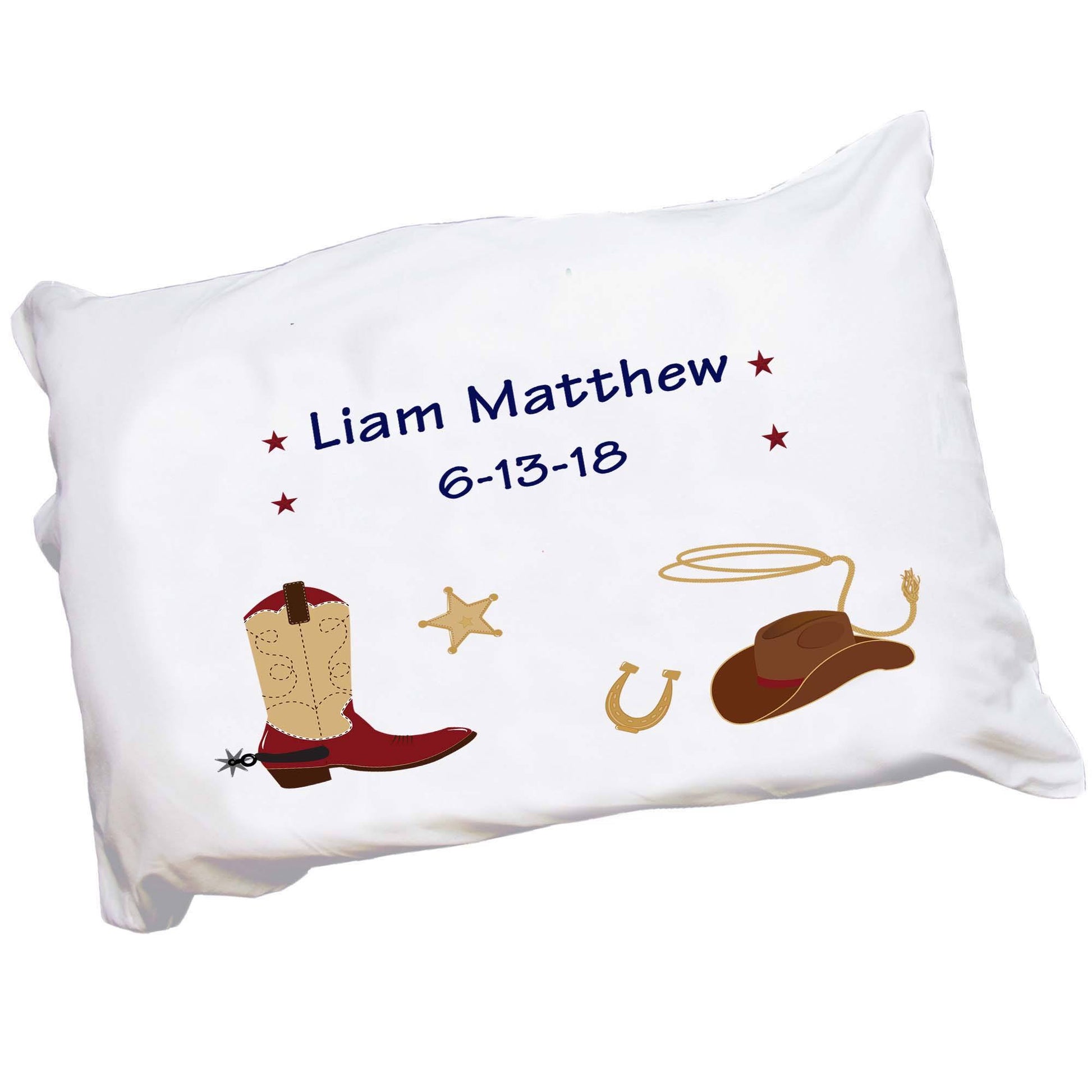 Personalized Wild West Pillowcase - MyBambino.com