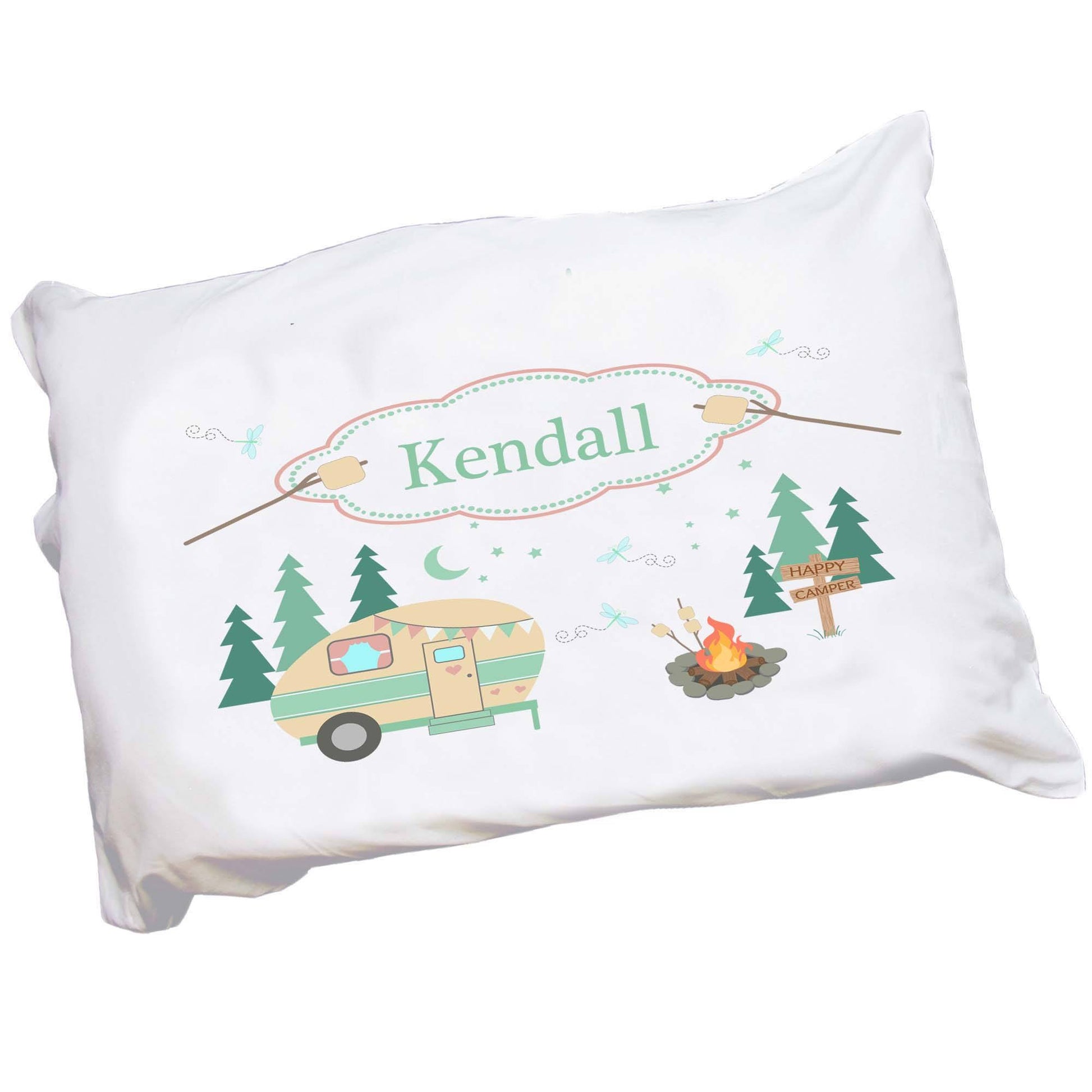 Personalized Camp S'mores Pillowcase - MyBambino.com
