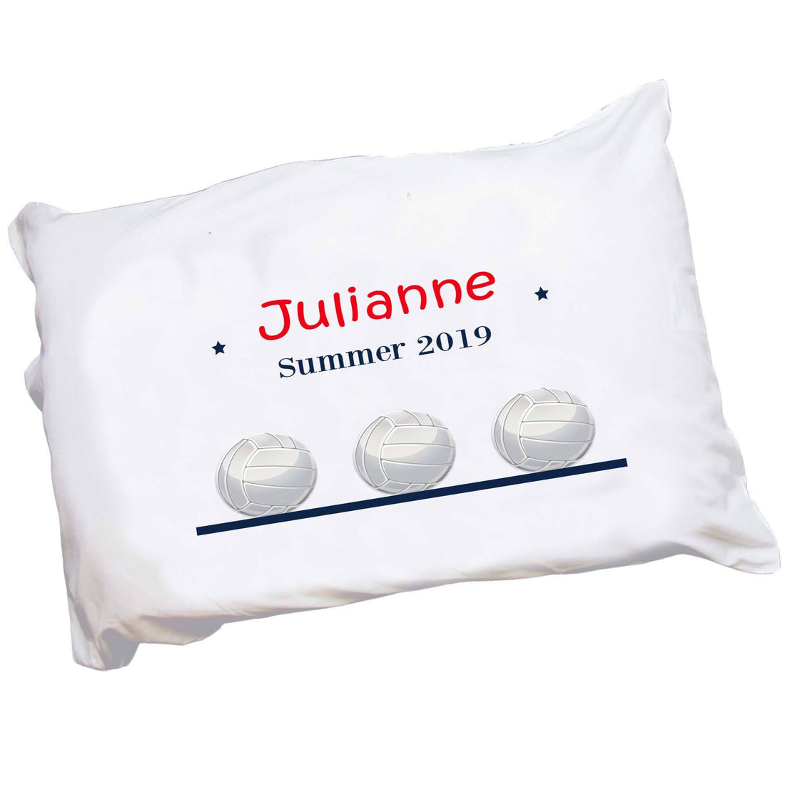 Personalized Volleyball Pillowcase