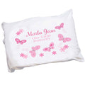 Personalized Pink Butterflies Pillowcase - MyBambino.com
