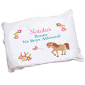 Personalized Prancing Pony Pillowcase - MyBambino.com