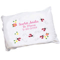 Personalized Pink Ladybug Pillowcase - MyBambino.com