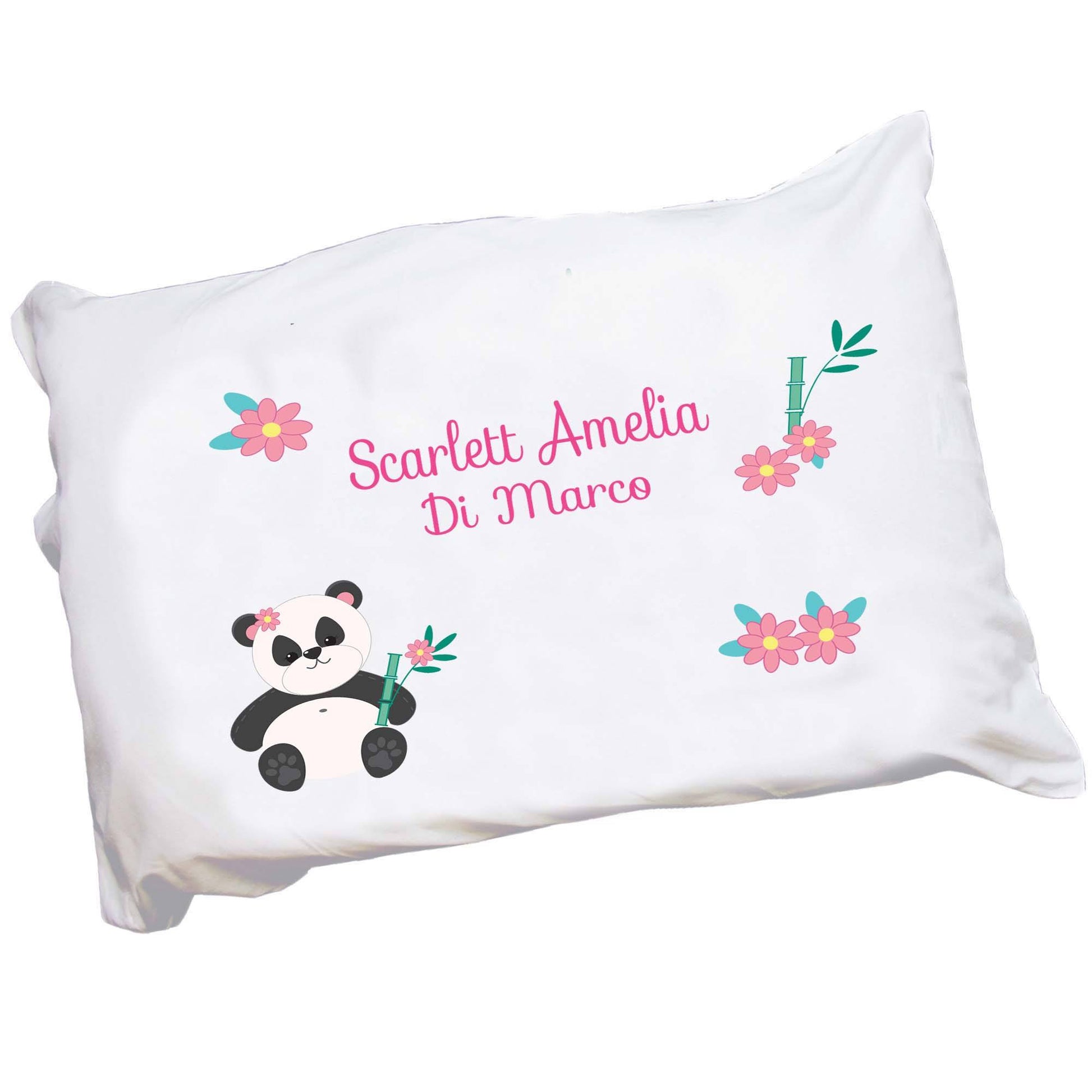 Personalized Panda Bear Pillowcase - MyBambino.com