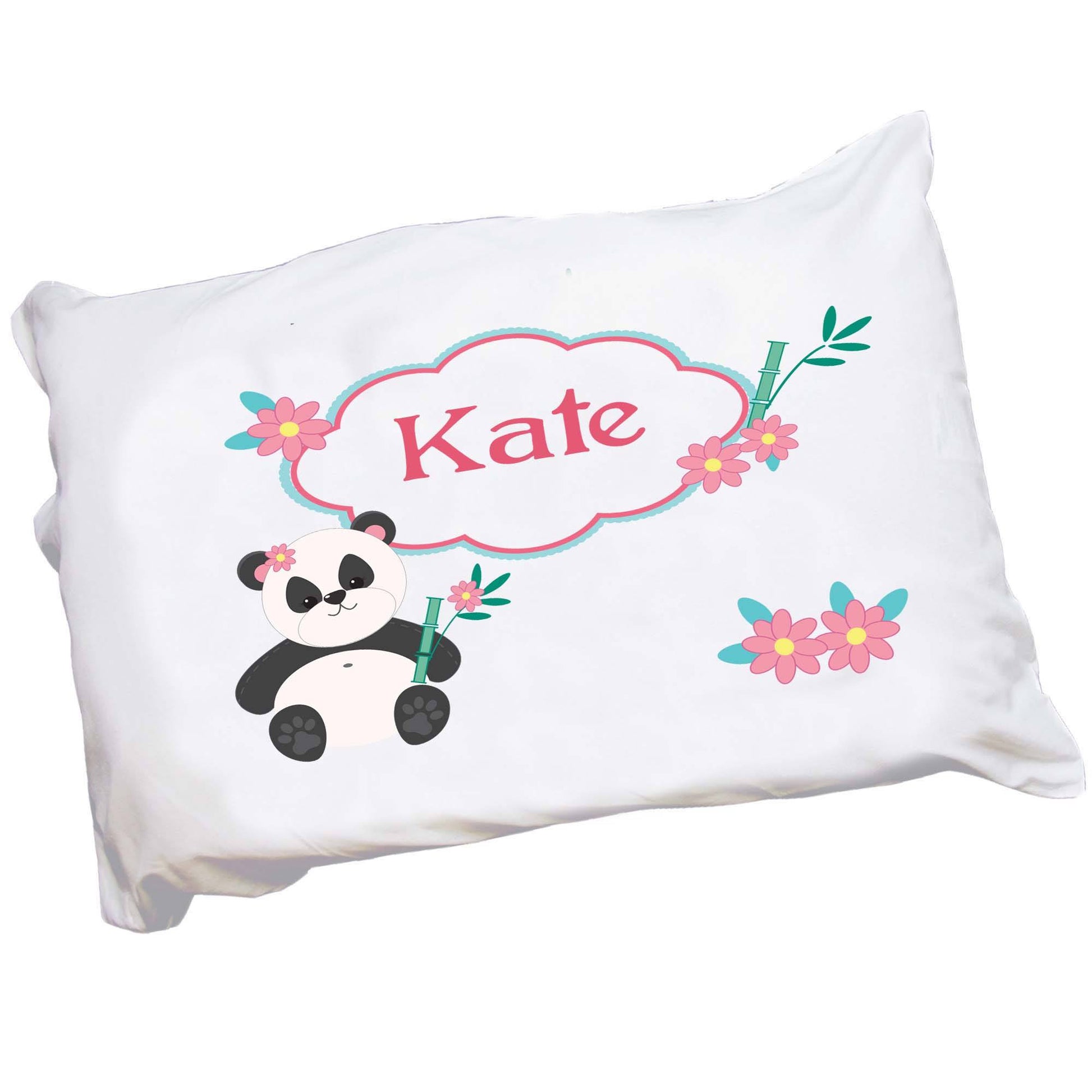 Personalized Panda Bear Pillowcase - MyBambino.com