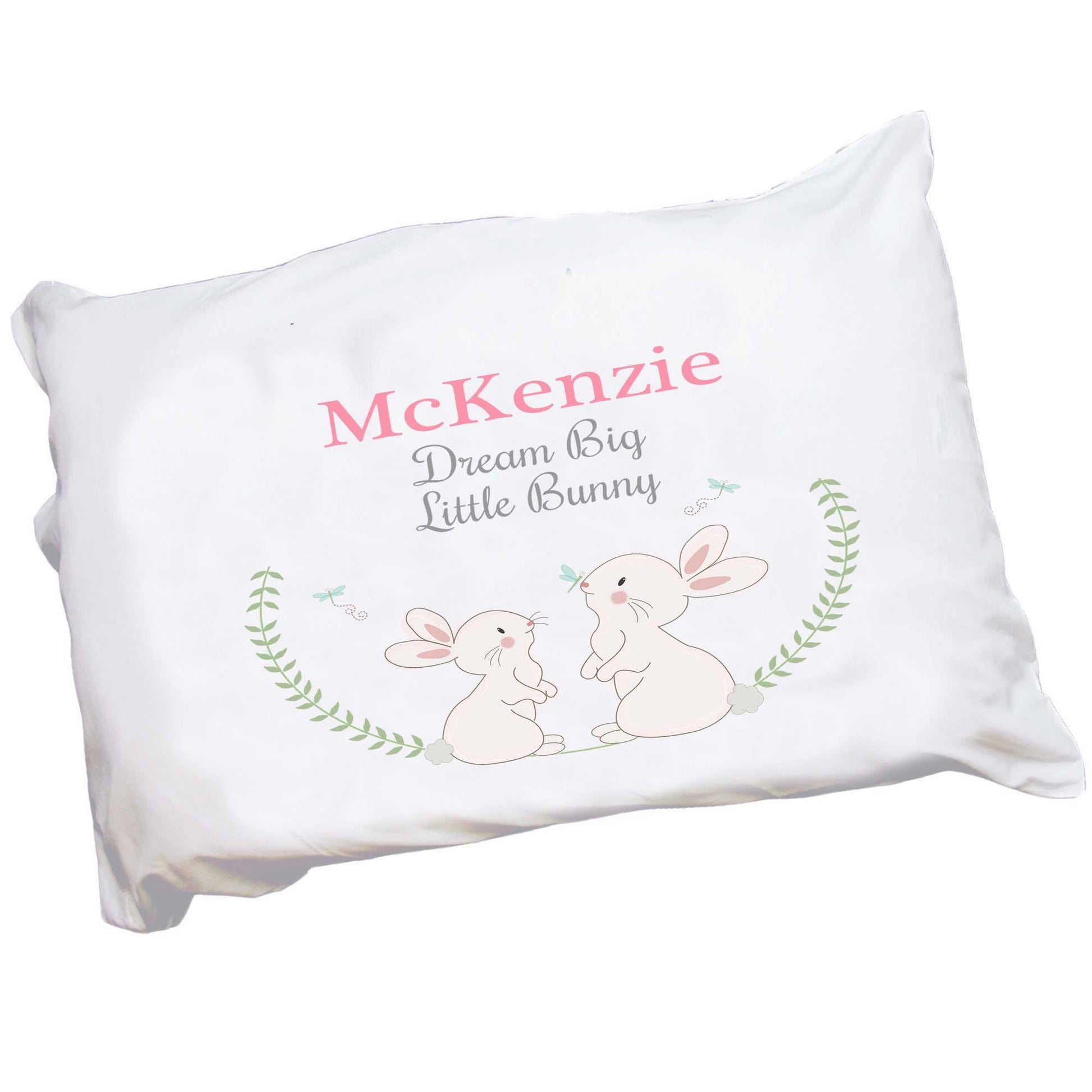 Personalized Classic Bunny Pillowcase - MyBambino.com