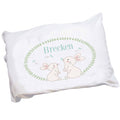 Personalized Classic Bunny Pillowcase - MyBambino.com