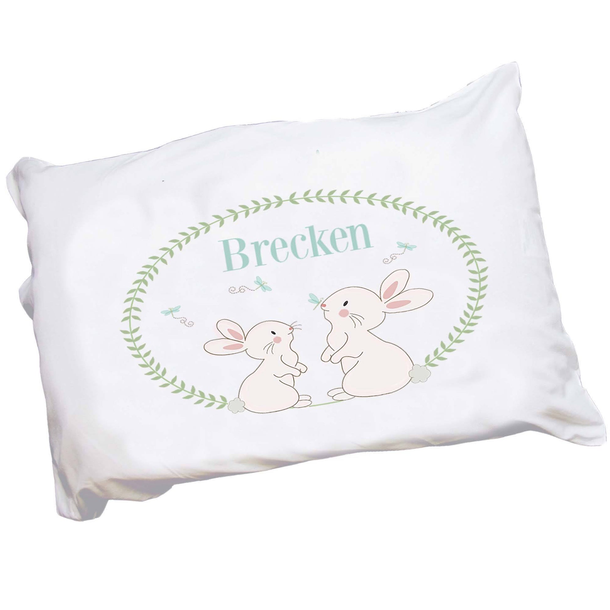 Personalized Classic Bunny Pillowcase - MyBambino.com