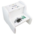 Child's White Mountain Bear White Two Step Stool - MyBambino.com