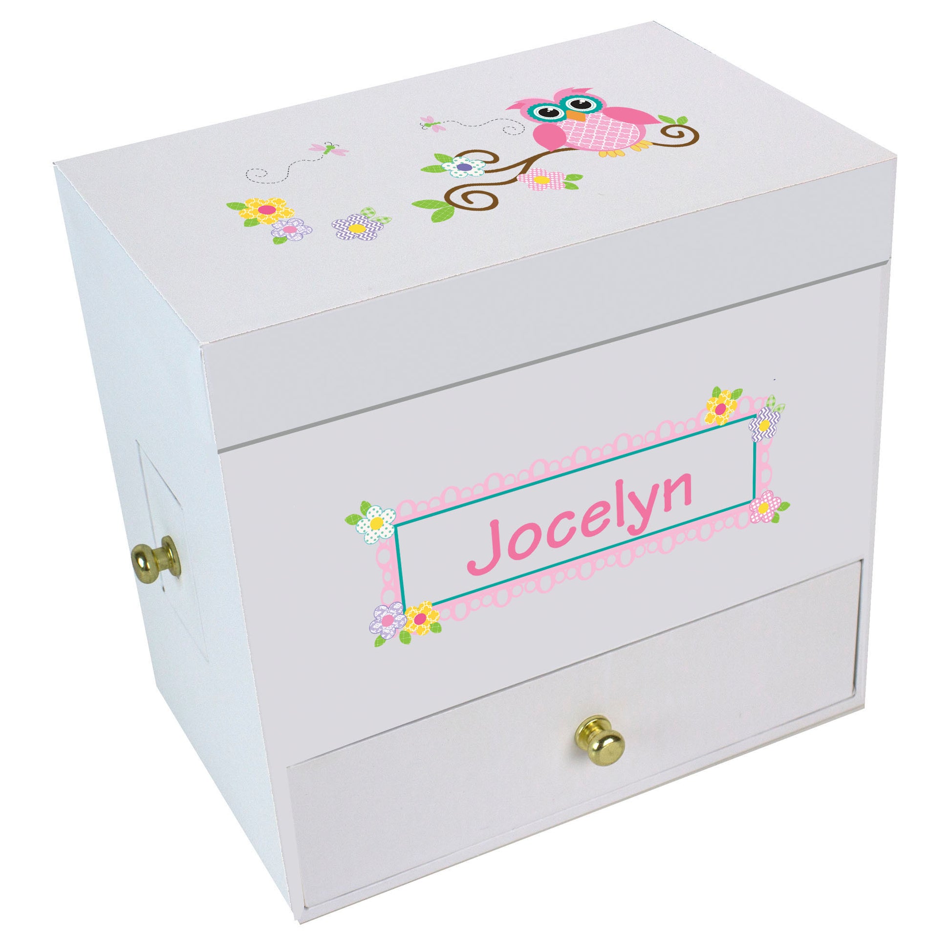 Calico Owl Deluxe Musical Ballerina Jewelry Box