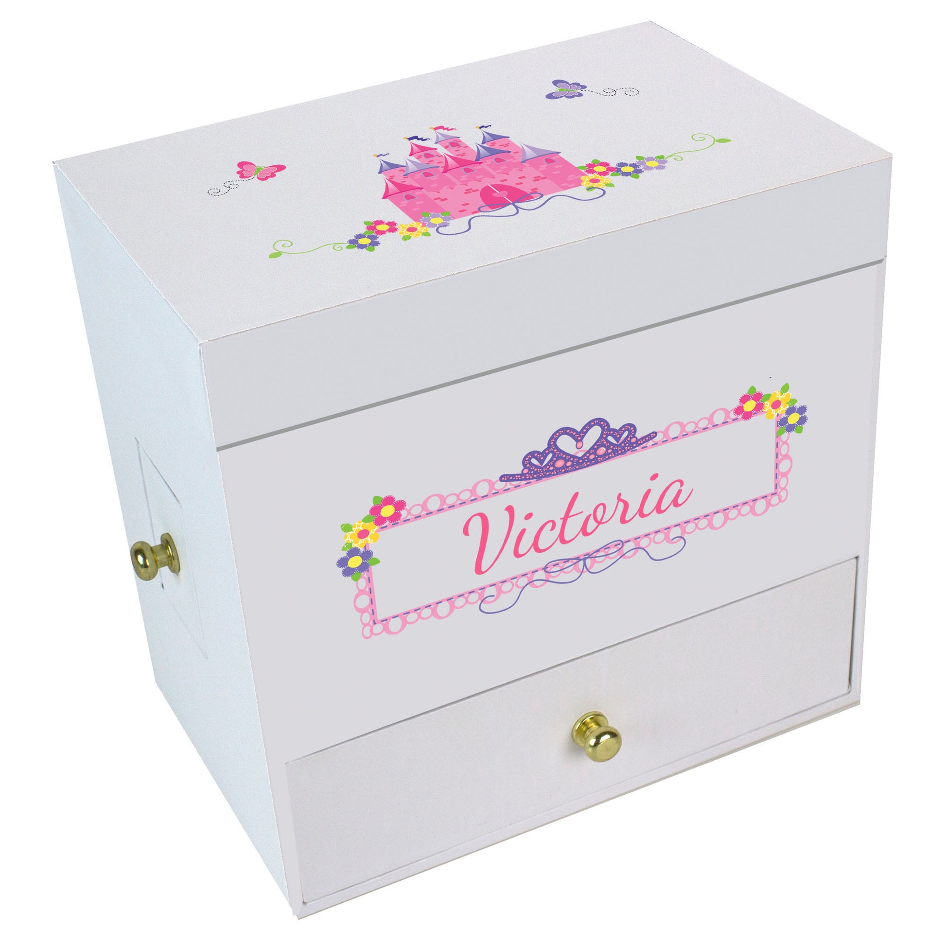 Personalized Deluxe Musical Ballerina Jewelry Box 2.0 - MyBambino.com