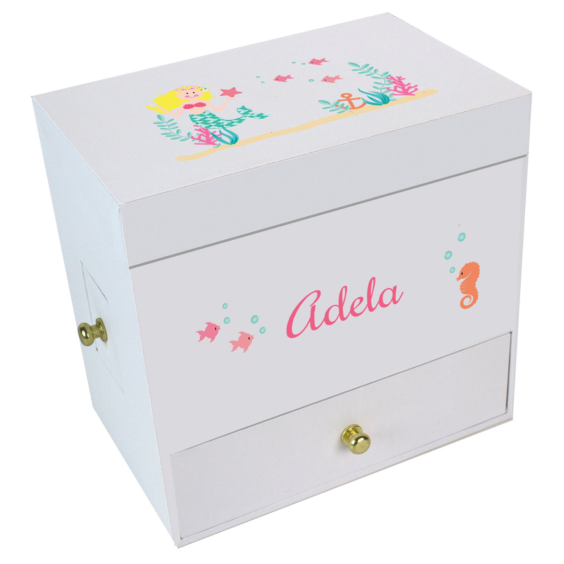 Blonde Mermaid Deluxe Musical Ballerina Jewelry Box - MyBambino.com