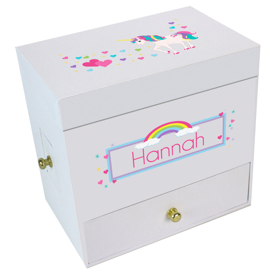 Unicorn Deluxe Musical Ballerina Jewelry Box - MyBambino.com