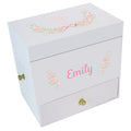 Deluxe Musical Blush Cross Ballerina Jewelry Box - MyBambino.com