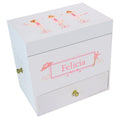 Red Hair Ballerina Deluxe Musical Ballerina Jewelry Box - MyBambino.com