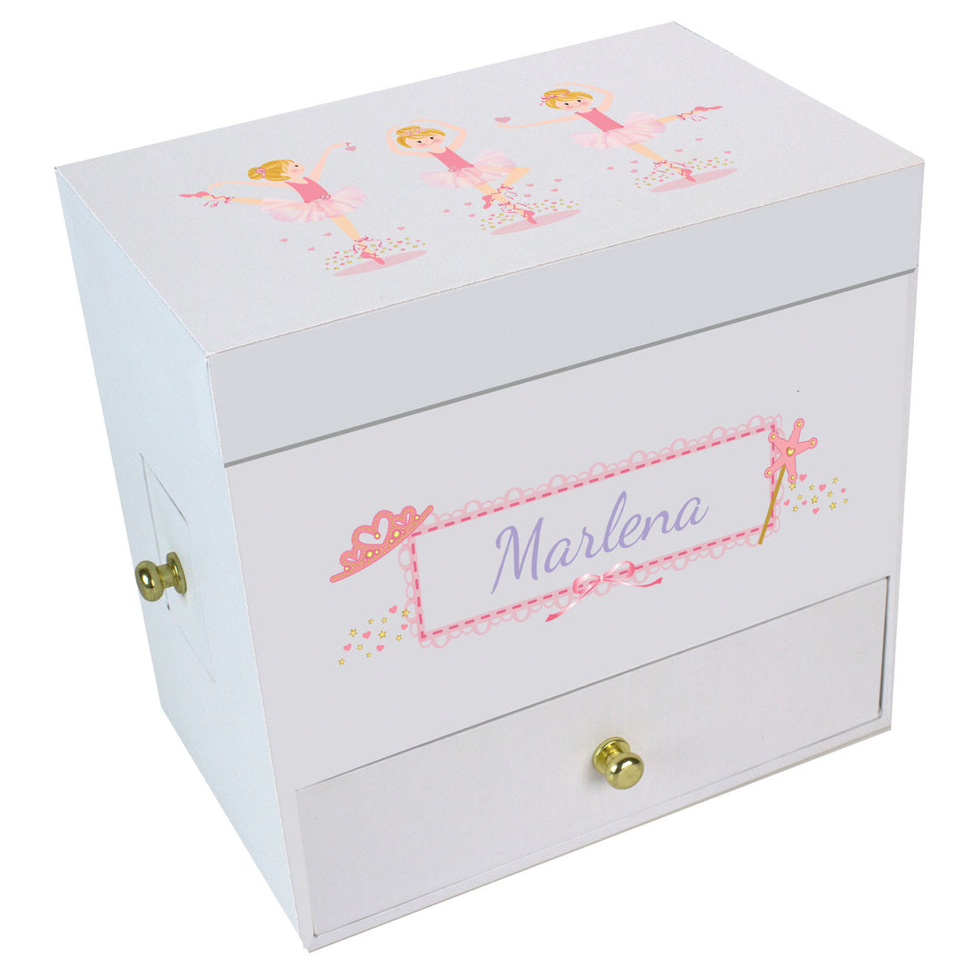 Blonde Ballerina Deluxe Musical Ballerina Jewelry Box - MyBambino.com