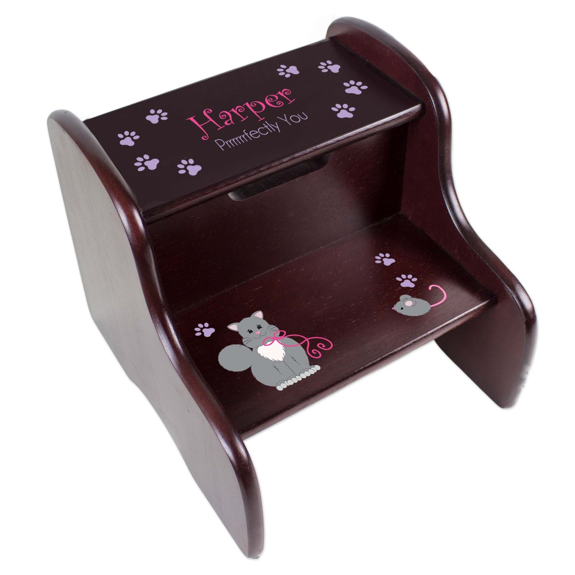 Personalized Two Step Stool – Pet Breed Design - MyBambino.com