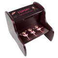 Personalized Ballerina Blonde Espresso Two Step Stool