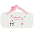 Personalized Girls Wall Plaque - Panda Bear - MyBambino.com