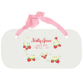 Personalized Girls Wall Plaque - Strawberries - MyBambino.com