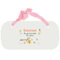 Personalized Girls Wall Plaque - Honey Bees - MyBambino.com