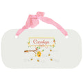 Personalized Girls Wall Plaque - Honey Bees - MyBambino.com