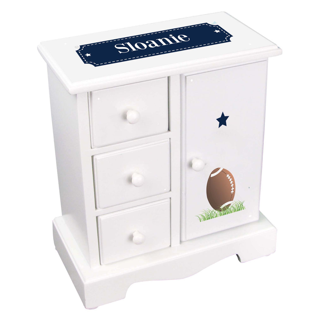 Jewelry Armoire - Football - MyBambino.com