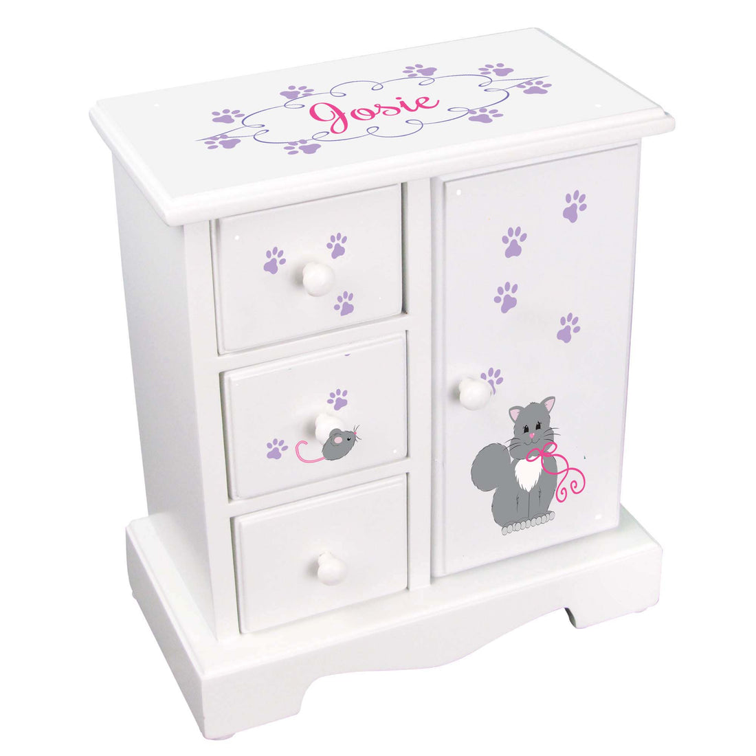 Jewelry Armoire - Kitty Cat - MyBambino.com