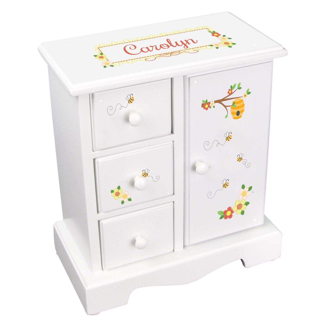 Jewelry Armoire - Honey Bees - MyBambino.com