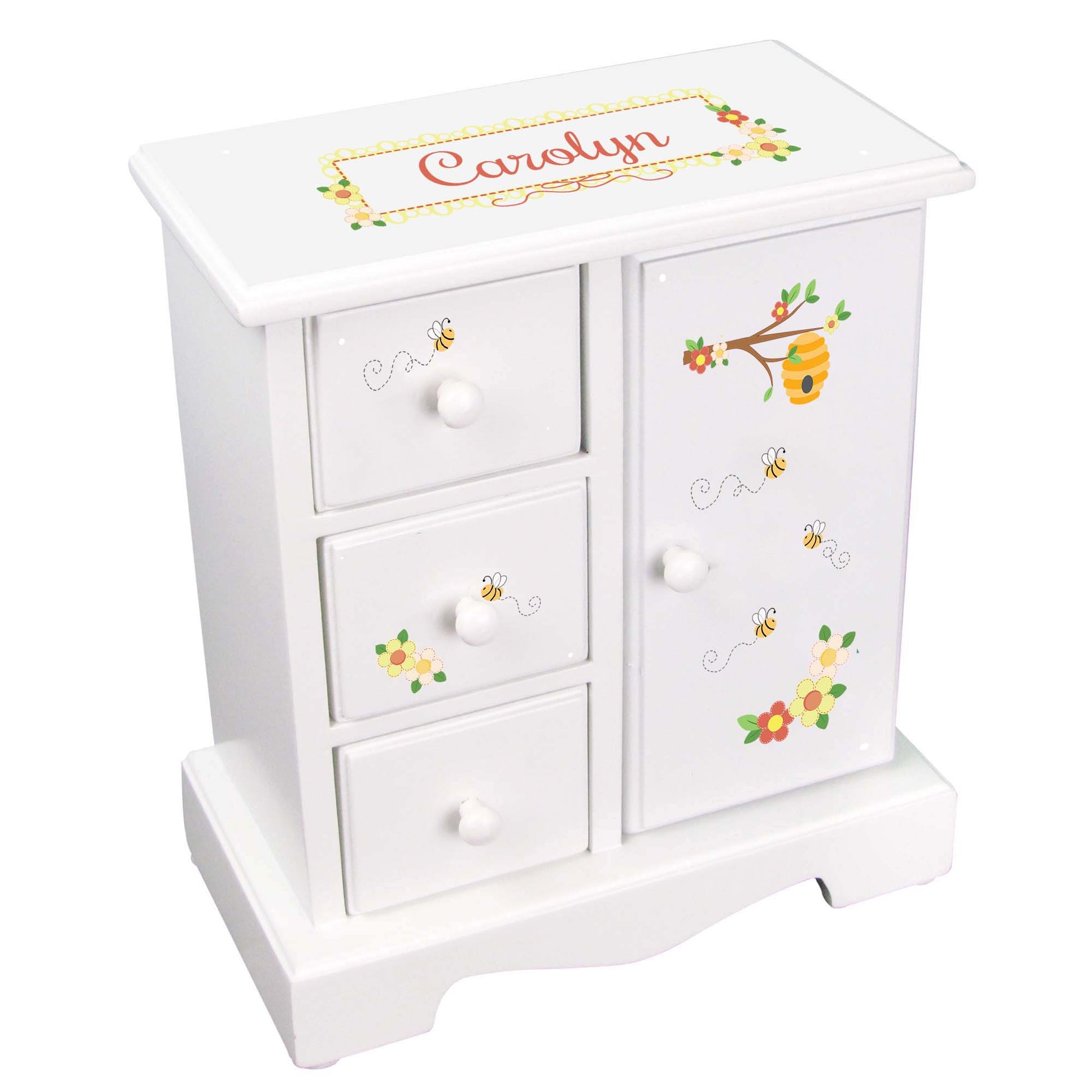 Jewelry Armoire - Honey Bees - MyBambino.com