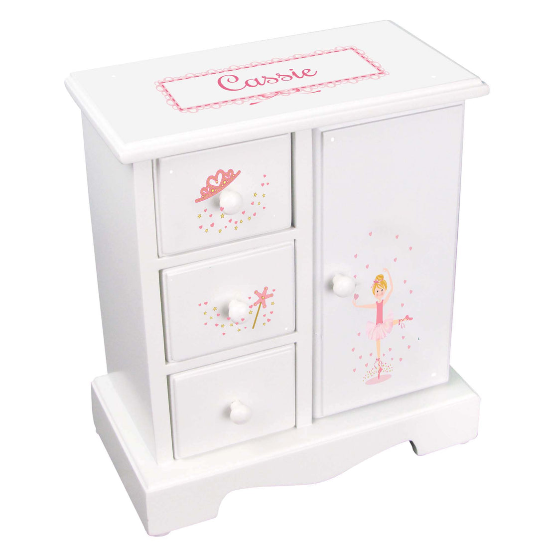 Jewelry Armoire - Blonde Ballerina - MyBambino.com