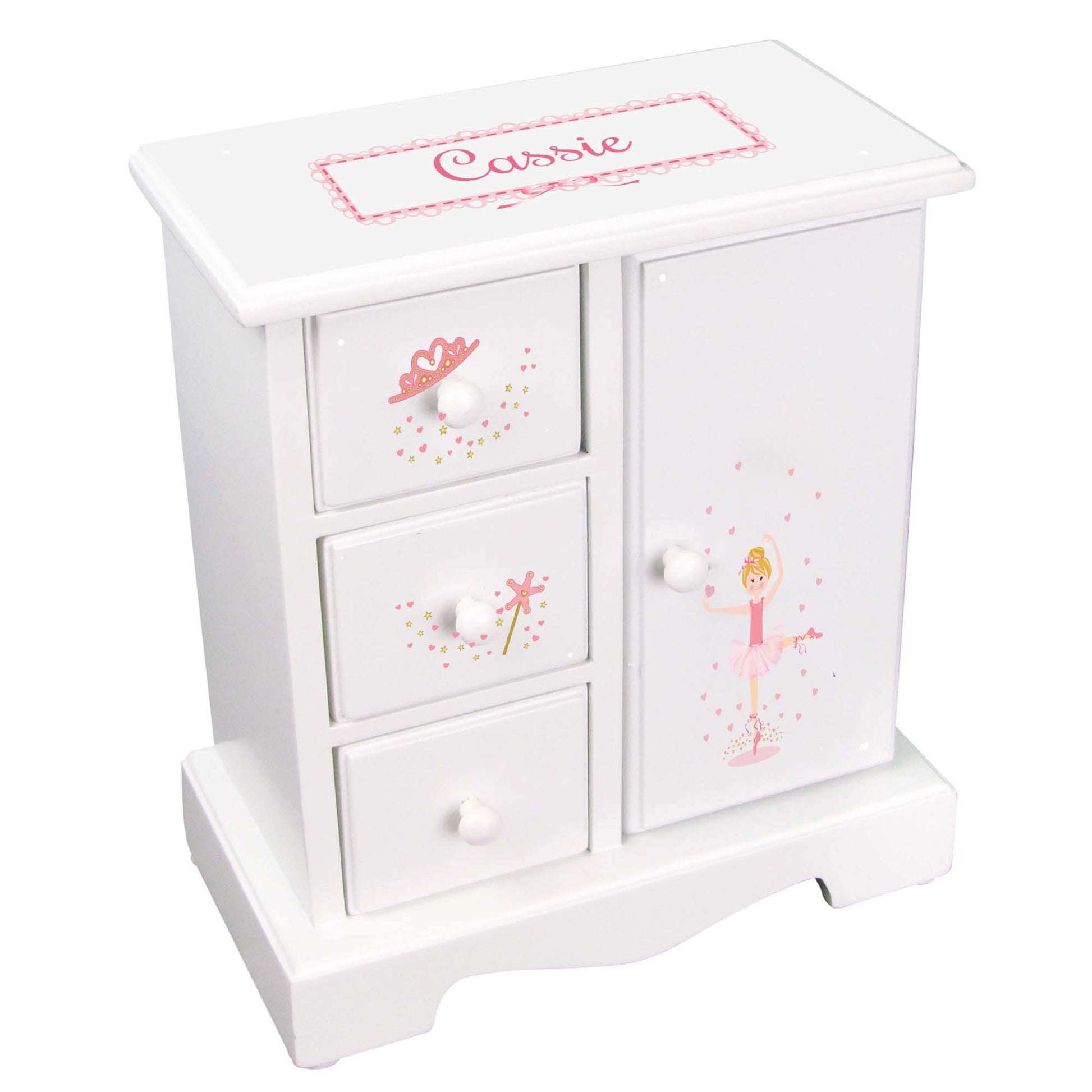 Jewelry Armoire - Blonde Ballerina - MyBambino.com