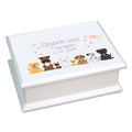 Lift Top Jewelry Box - Pink Dogs - MyBambino.com