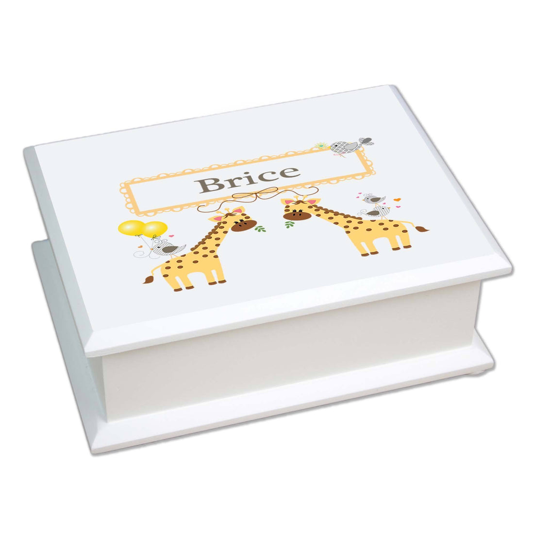 Lift Top Jewelry Box - Giraffe - MyBambino.com
