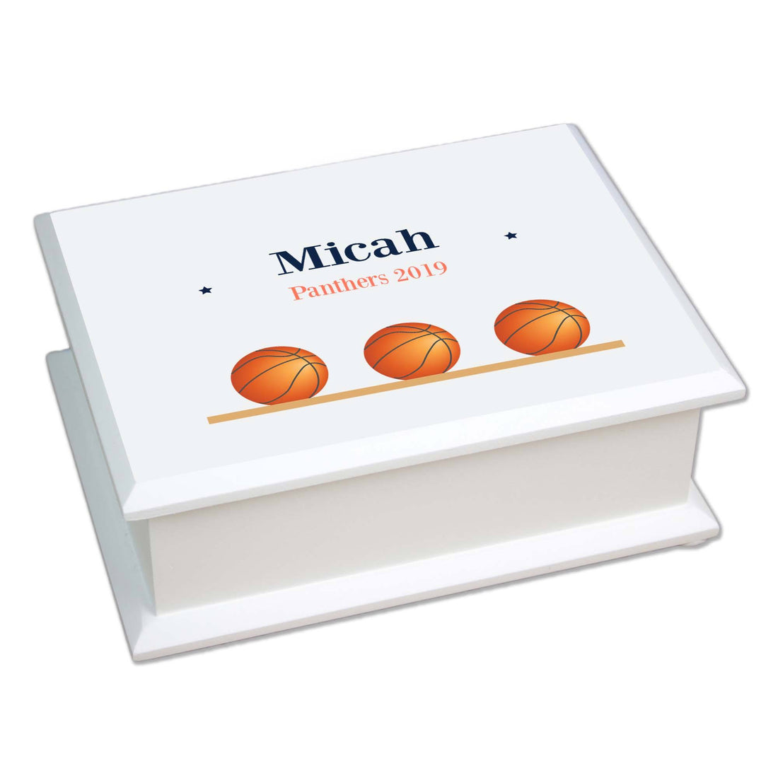 Lift Top Jewelry Box - Basketball - MyBambino.com