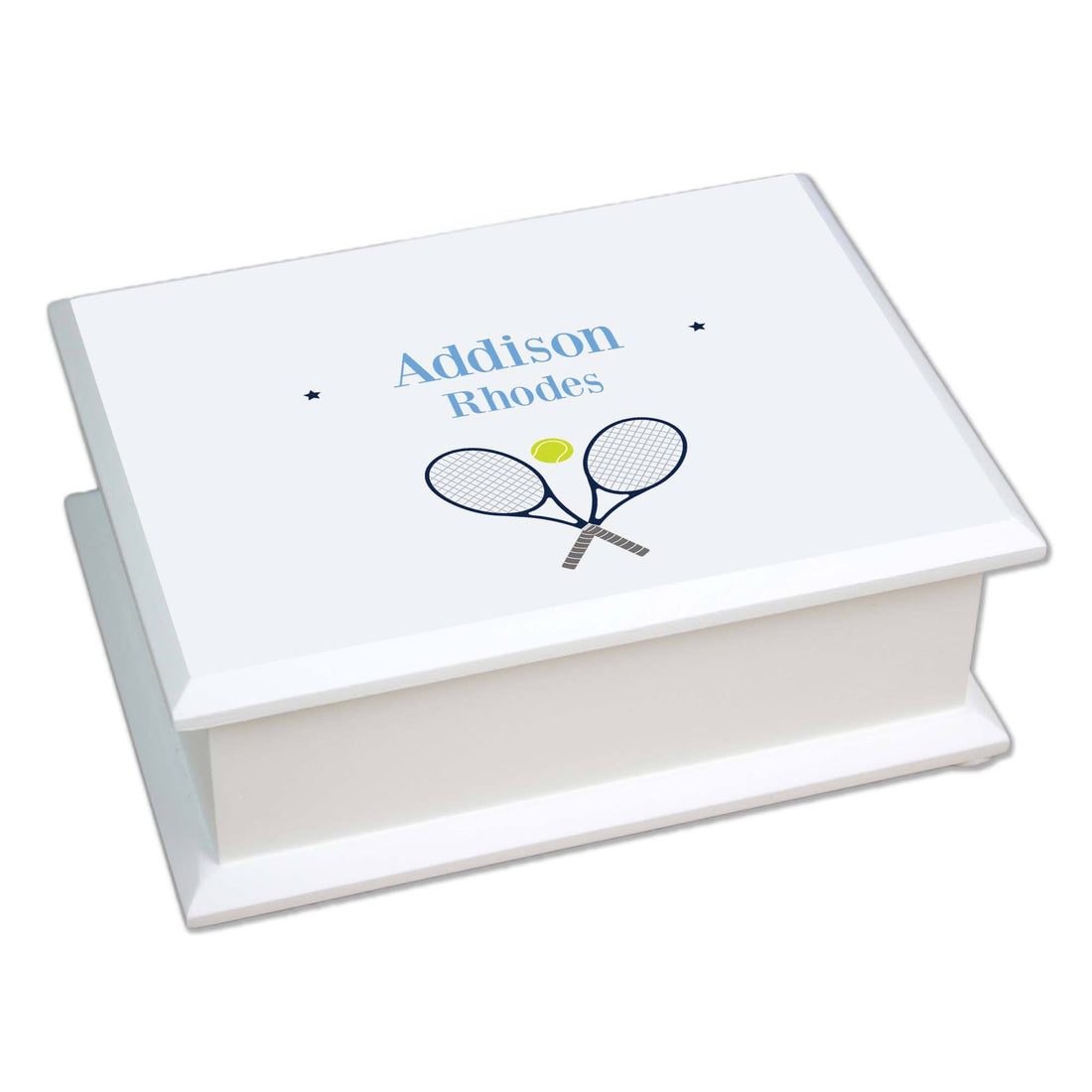 Lift Top Jewelry Box - Lacrosse - MyBambino.com