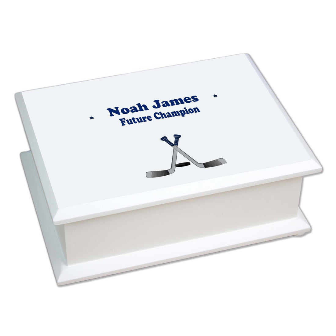 Lift Top Jewelry Box - Ice Hockey - MyBambino.com