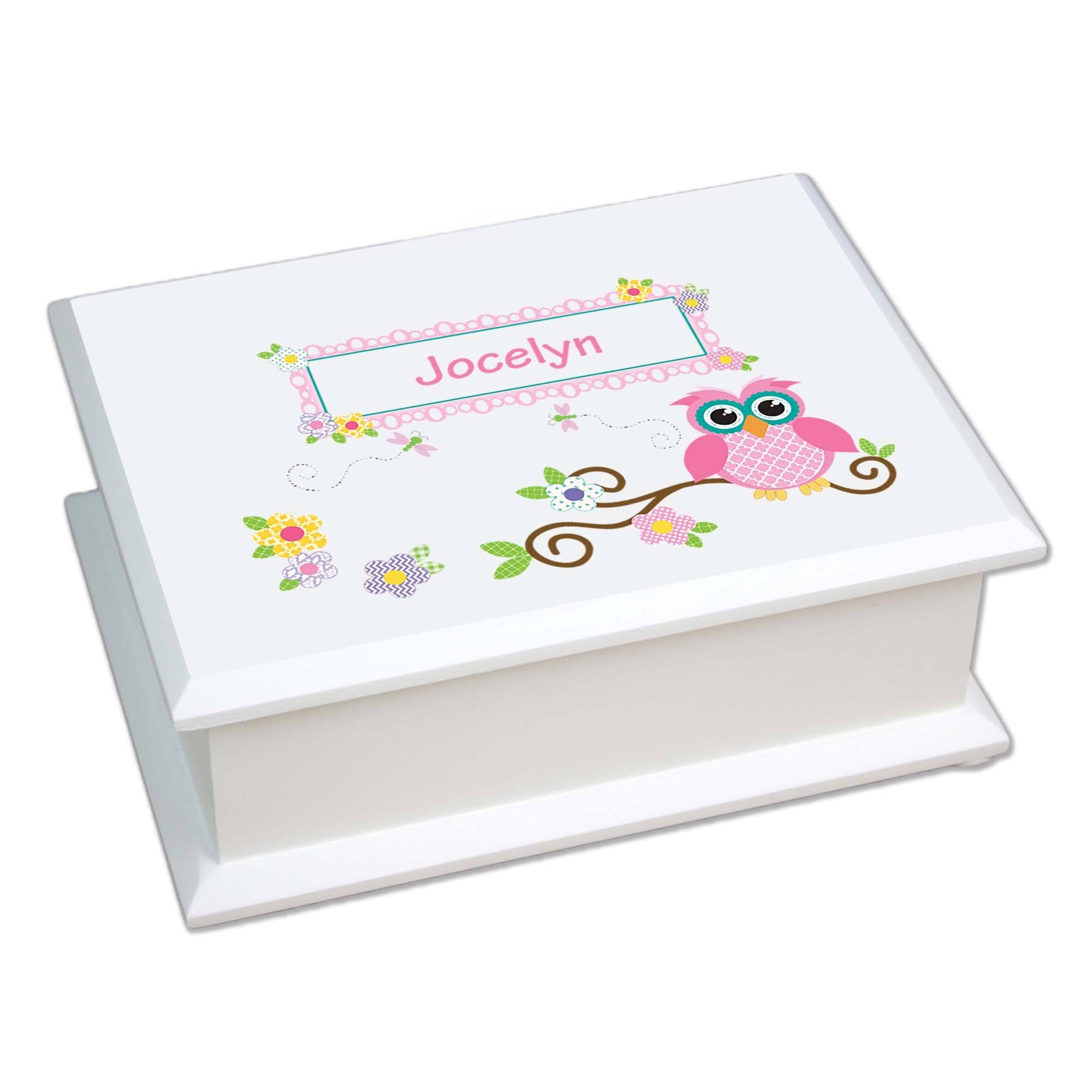 Personalized Lift Top Jewelry Box 2.0 - MyBambino.com