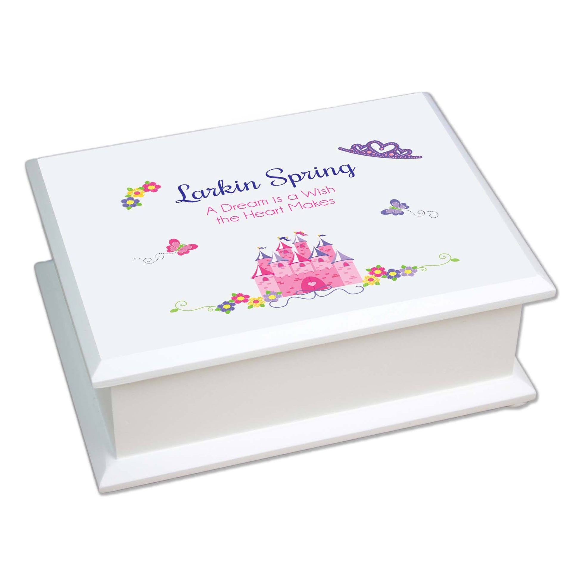 Lift Top Jewelry Box - Princess Castle - MyBambino.com