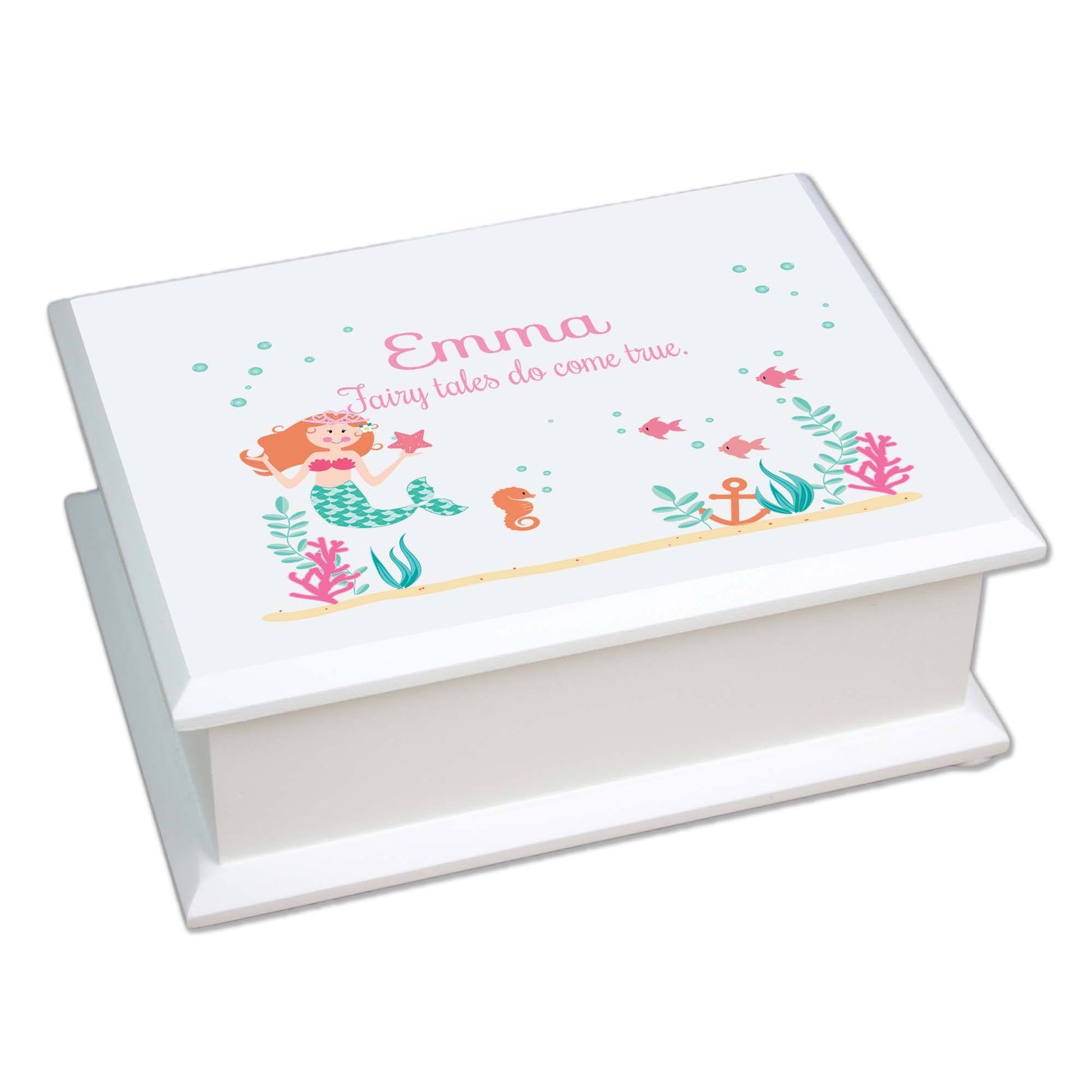 Lift Top Jewelry Box - Mermaid - MyBambino.com