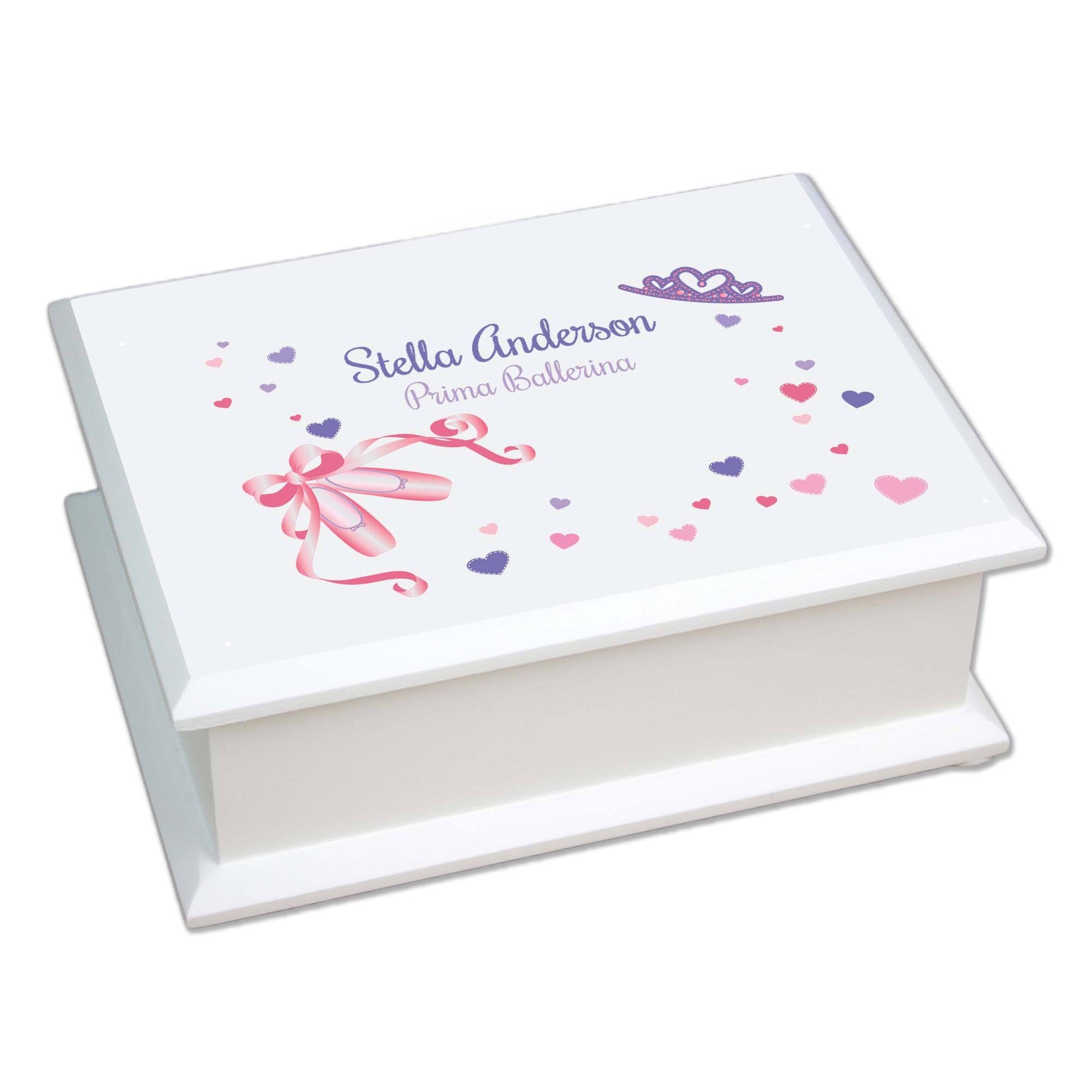 Lift Top Jewelry Box - Ballet Princess - MyBambino.com
