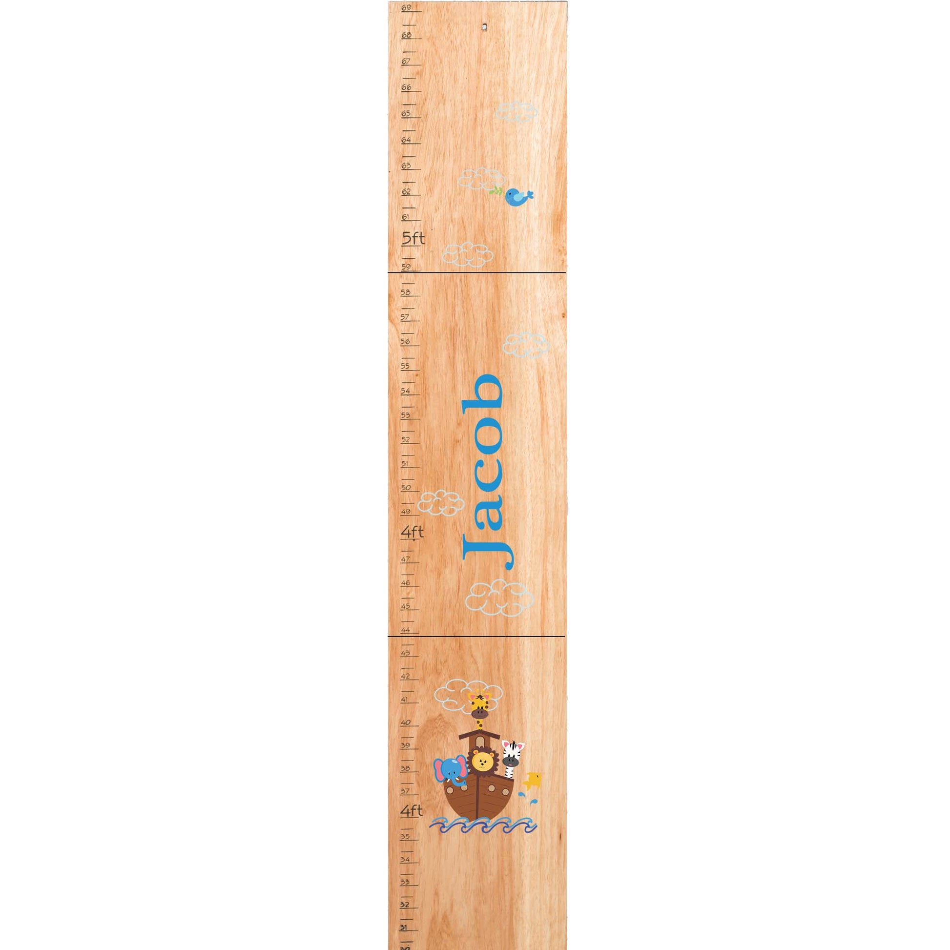 Natural Green Tractor Growth Chart - MyBambino.com