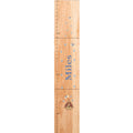 Personalized Natural Growth Chart With Puppy Blue Design