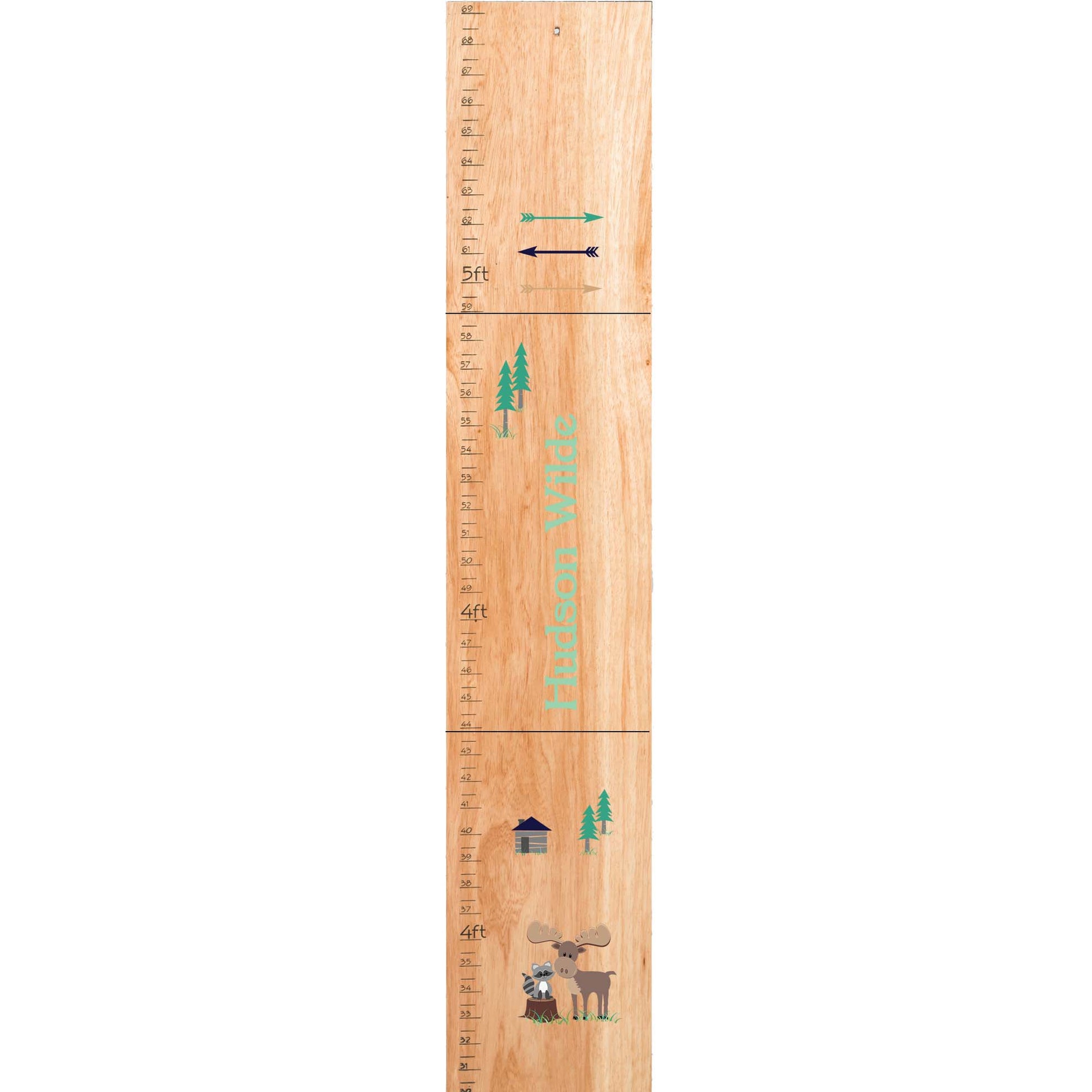 Natural North Woodland Growth Chart - MyBambino.com