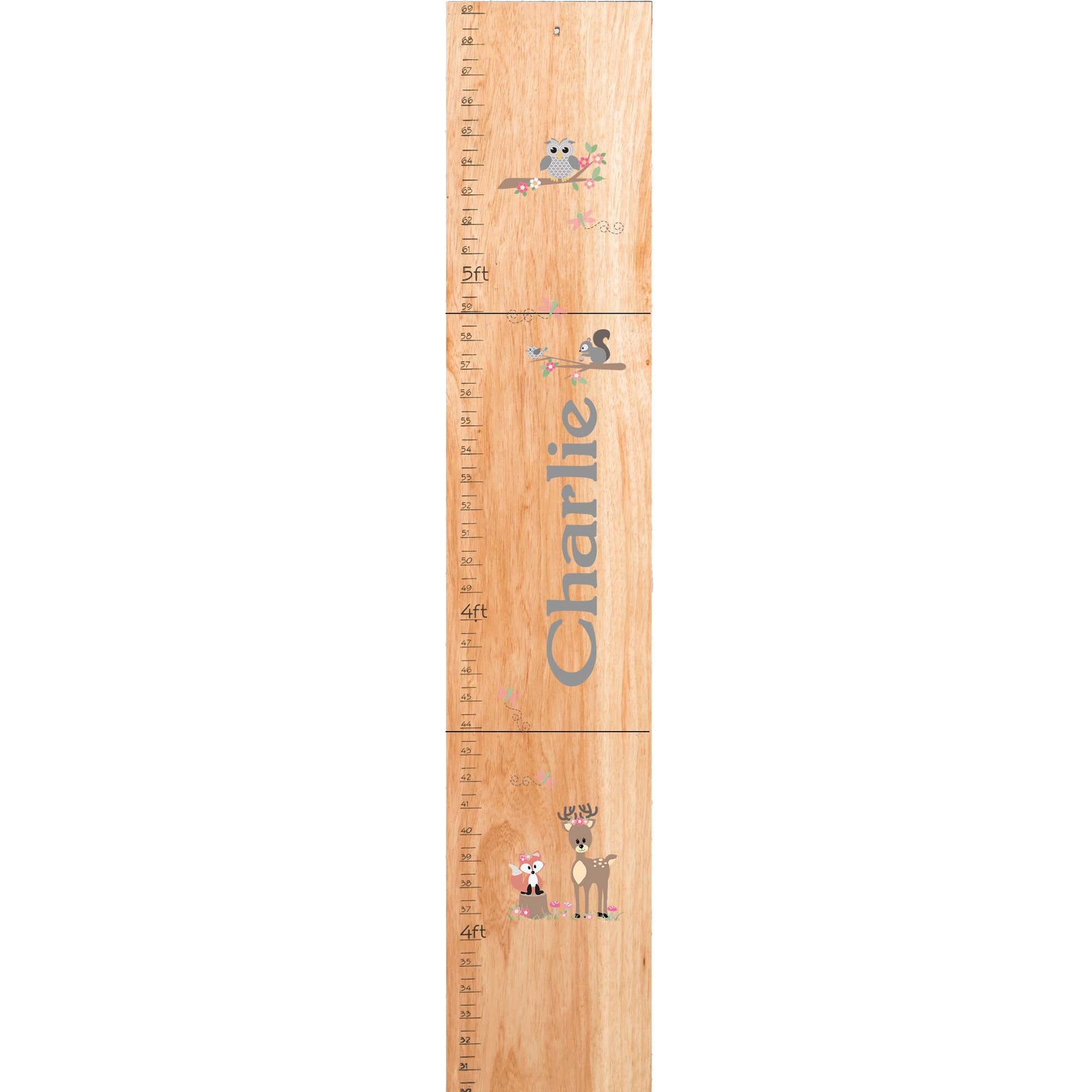 Natural Woodland Gray Growth Chart - MyBambino.com
