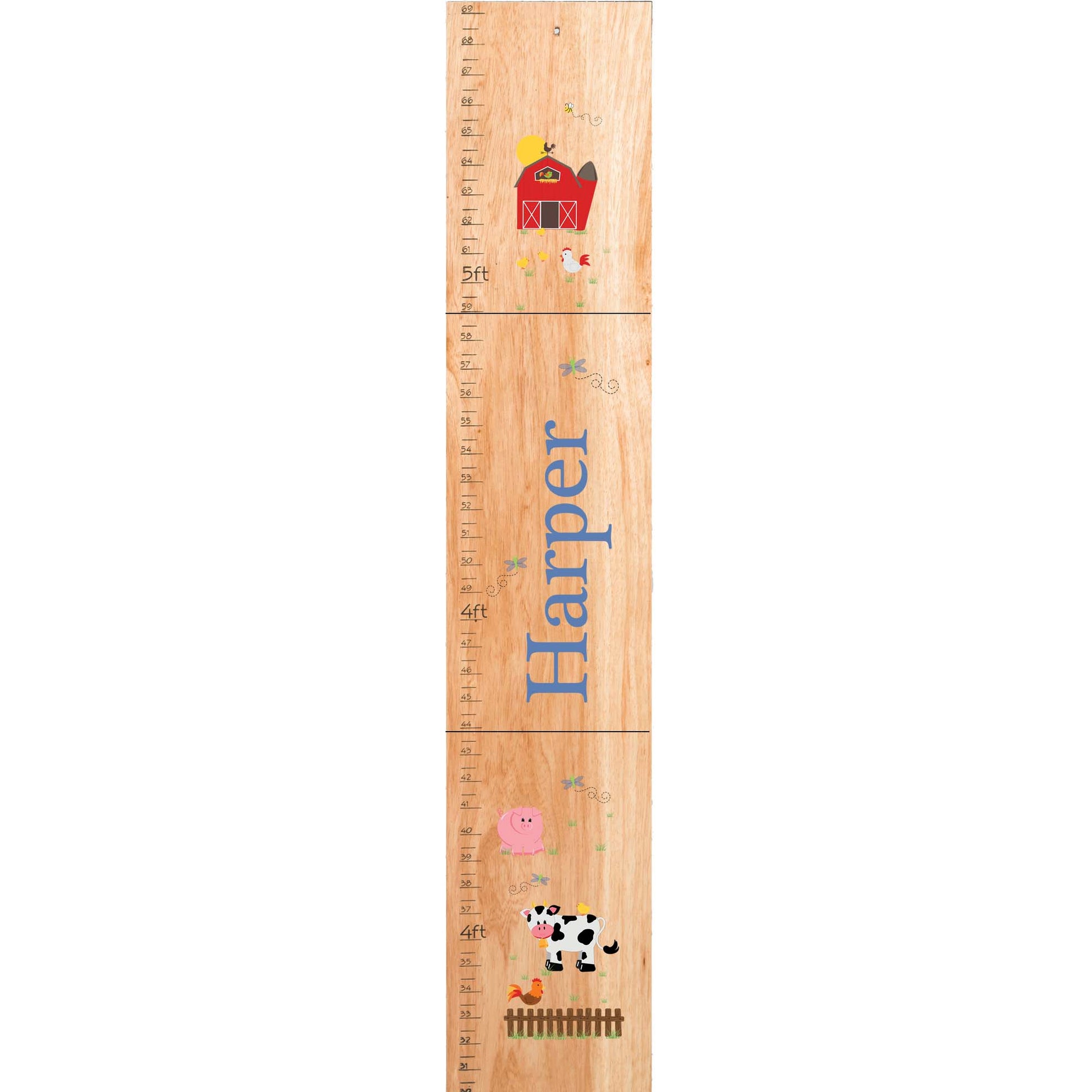 Natural Barnyard Growth Chart - MyBambino.com
